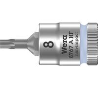 Wera Douille-embout Zyklop 8767 A HF 1/4" TX 8 x 28 mm fonction de retenue Bleu pétrole 1 pièce