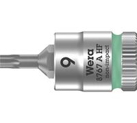 Wera Douille-embout TX 8767 A HF Zyklop 1/4" TX 9×28 mm avec fonction de retenue