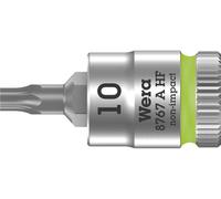 Wera Douille-embout Zyklop 8767 A HF – TX 10 x 28 mm, entraînement 1/4" avec fonction de maintien