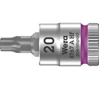 Wera 8767 A HF TX Douille-embout TX HF Zyklop à emmanchement 1/4" avec fonction de retenue, TX 20 x 28 mm Quantité:1