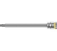 Wera 05003366001 8767 A HF Torx Douille-Embout Zyklop à emmanchement 1/4" avec fonction de retenue, TX 30 x 28 mm, Jaune