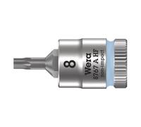 Wera Douille-embout Zyklop 8767 A HF 1/4" TX 8 x 28 mm fonction de retenue Bleu pétrole 1 pièce