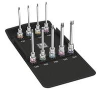 Wera Jeu de 9 embouts à vis TX 1/2" (12,5 mm) 8767 C Zyklop longue, avec fonction de retenue