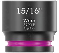 Wera 8790 B Impaktor 05005525001 6 pans extérieurs Douille 15/16\ 1 pièce 3/8\