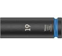 Wera Douille 8790 C Impaktor Deep 05004836001 6 pans intérieurs 19 mm 1/2 (12.5 mm) Bleu pétrole