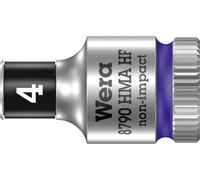 Wera 05003717001 8790 HMA HF Douille Zyklop à emmanchement 1/4", 4, 0 mm, Violet