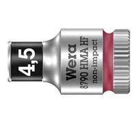 Wera 8790 HMA 05003718001 6 pans extérieurs Douille 4.5 mm 1/4 (6.3 mm) G