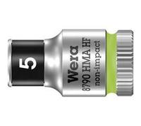 Wera 8790 HMA 05003719001 6 pans extérieurs Douille 5 mm 1/4 (6.3 mm) G