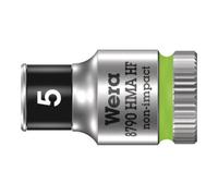 Wera 8790 HMA HF Douille Zyklop à emmanchement 1/4" (HF = avec fonction de retenue), 5 x 23 mm Quantité:1