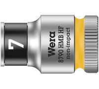 Wera 8790 HMB HF Douille Zyklop à emmanchement 3/8" (HF = avec fonction de retenue), 7 x 29 mm Quantité:1