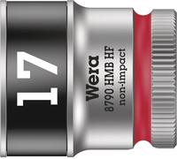 Wera Douille Zyklop 8790 HMB HF – 6 pans extérieurs, emmanchement 3/8", 17 x 29 mm