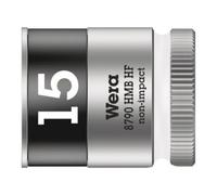 Wera 8790 HMB HF Douille Zyklop à emmanchement 3/8" (HF = avec fonction de retenue), 15 x 29 mm Quantité:1