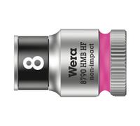 Wera 8790 HMB HF Douille Zyklop à emmanchement 3/8" (HF = avec fonction de retenue), 8 x 29 mm Quantité:1