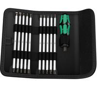 Wera 88/1 pour l'atelier Lots de lames de rechange 11 pièces vis à fente, cruciforme Phillips, vis Pozidriv, TORX® intérieur