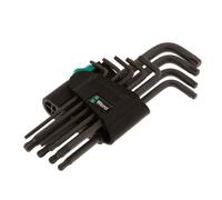 Wera 9 pièces TORX TX8 à TX40 Jeu de clés Allen longues avec tête à bille