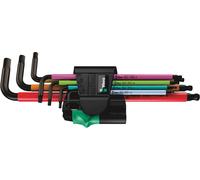 Wera 950/7 Jeu de clés mâles coudées 1.5 mm, 2 mm, 2.5 mm, 3 mm, 4 mm, 5 mm, 6 mm 7 pièces
