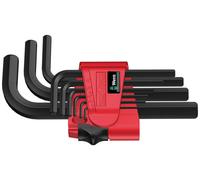 Wera 950/9 BM N 6 pans intérieurs Jeu de clés mâles coudées 1.5 mm, 2 mm, 2.5 mm, 3 mm, 4 mm, 5 mm, 6 mm, 8 mm, 10 mm 9 pièces