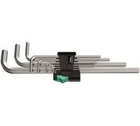 Wera 950/9 Hex-plus 2 L-key Set Chrome Plated Métrique 9 Pièces 05021909001