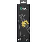 Wera 950 PKL/9 SZ N SB Jeu de clés mâles coudées, syst. impérial, BlackLaser, 9 pièces - 05133180001