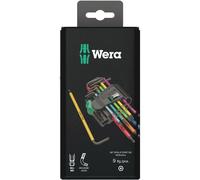 Wera Clés mâles coudées 967/9 TORX T8–T40 9 pièces multicolore