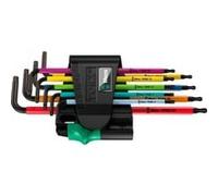 Wera 967/9 TX BO Multicolour 1 Jeu de clés mâles coudées, BlackLaser