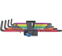 Wera 967/9 TX XL TORX® intérieur Jeu de clés mâles coudées T 8, T 9, T 10, T 15, T 20, T 25, T 27, T 30, T 40 9 pièces