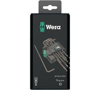 Wera Jeu de clés mâles coudées 967 PKL/9 SB SiS TORX intérieur T8–T40 9 pièces