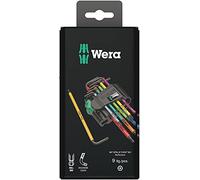 Wera 967 SPKL/9 TORX BO Multicolour 05073599001 Jeu de clés mâles coudées Blacklaser 9 pièces Multicolore