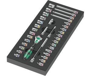 Wera 9720 Schaumstoffeinlage 8000 A Zyklop Knarre 1/4" Set 1