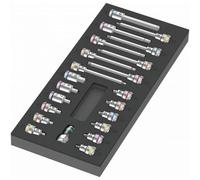 Wera 9723 Insert en mousse jeu de douille-embouts Zyklop B 3/8"" 1, 22 pièces - 05150113001