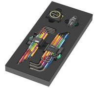 Wera 9740 Insert en mousse jeu de clés coudées 1, 20 pièces - 05150140001