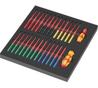 Wera 9751 VDE Jeu de tournevis 28 pièces PH, PZ, TORX, hexagonal, vis à fente