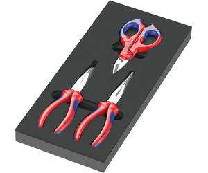 Wera 9781 Schaumstoffeinlage KNIPEX Zangen Set 2