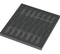 Wera 9811 Kit de tournevis VDE en mousse 1, sans outil, 344 x 30 x 392 mm