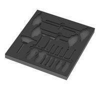 Wera 9813 Insert en mousse pour jeu de tournevis Hex 1, vide, Dépôt