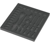 Wera 9822 Insert en mousse 8000 C Jeu de clés à cliquet Zyklop 1/2" 1, sans outils, 344 x 30 x 392 mm