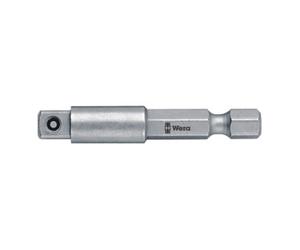 Wera Adaptateur 870/4 six pans d'entraînement 1/4 po. carré d'empreinte 1/4 po. L. 50 Quantité:1