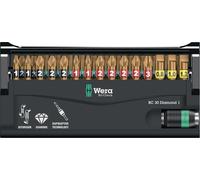 Wera - Assortiment d'embouts, Bit-Check 30 Diamond 1, 30 pièces ; 5057431001
