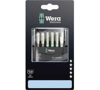 Wera - Assortiment d'embouts, Bit-Check 6 Stainless 1 SB, 6 pièces ; 5073634001