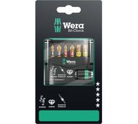 Wera - Assortiment d'embouts, Bit-Check 7 Diamond 1 SB, 7 pièces ; 5073419001