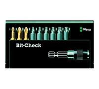 Wera Assortiment d'embouts PZ/Torx - 10 pièces