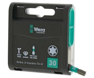 WERA Assortiment embout 15 Impaktor T30