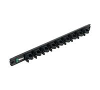 Wera Barre magnétique 9611 – 400 x 30 mm – pour 9 tournevis Kraftform – non équipée – Joker Vert