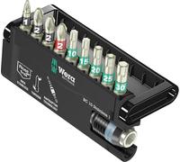 Wera Assortiment d'embouts en acier inoxyd. BC 10 Stainless 1 10 pces PH/PZD/T/porte- Quantité:1
