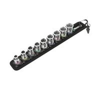 Jeu de douilles à emboîter avec fonction de retenue 3/8" 10 pièces Wera | 4013288194947