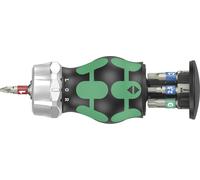 Wera Bicycle Set 5 - Tournevis à cliquet avec jeu d'embouts - 7 pièces