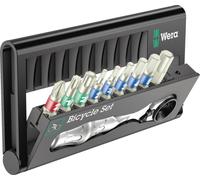 Wera Bicycle Set 9 05004177001 Jeu d'embouts cruciforme Phillips, TORX, 6 pans intérieurs, quatre pans extérieurs