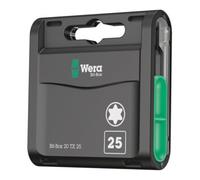 Wera Bit-Box 20pces TX 25 L. 25 mm C-6,3 dans une boîte en plastique 20 embouts en bo Quantité:1