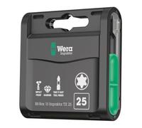 Wera Jeu d'embouts IMPAKTOR Diamond T25 1/4" 25 mm – 15 pièces – 5057775001