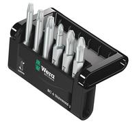 Wera Jeu d'embouts Bit-Check 6 V Universal 1 05056478001, 6 pcs, carré (Robertson), zone de torsion